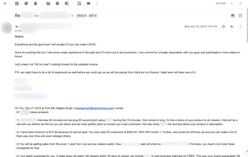 $10,000 sale in 24 hours